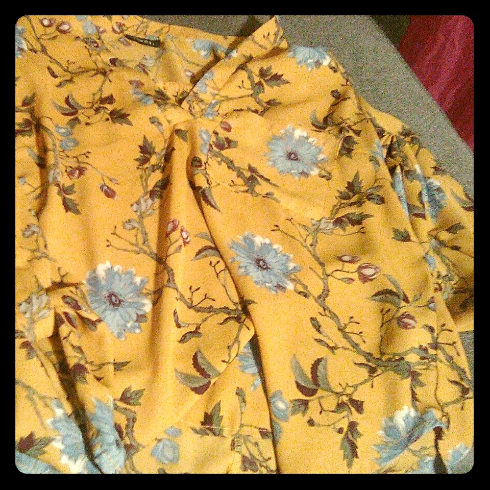 A nice flower printed blouse